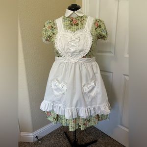 Japanese style Lolita Dress with Apron.